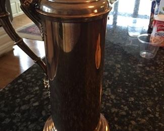 T J Creswick Old Sheffield plate communion flagon