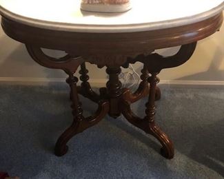 MARBLE TOP TABLE MEDIUM