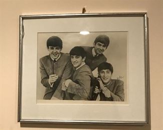 Beatles signed photograph with certification 