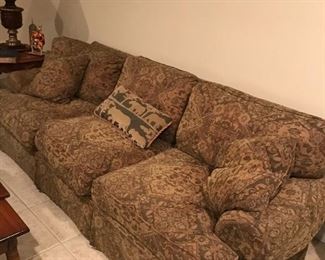 Couch - paisley- down. Beautifully made