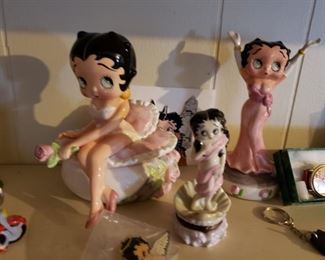 A extensive collection of Betty Poop!