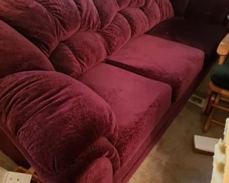 Newer Burgundy Sofa