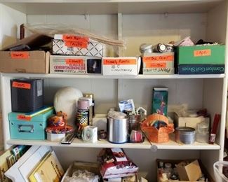 Lots of Art Supplies-Art Paper, Canvas, Ribbons, Laces, Sparkle, Paints, Brushes, etc.