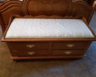 Beautiful Cedar Chest with special detail inside. Holders for Jewelry and Rings, etc.