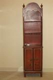 ANTIQUE / VINTAGE CHINESE RED PAINTED CABINET