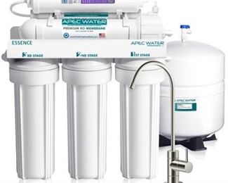 APEC Top Tier Alkaline Mineral Ph+ Ultra Safe Reverse Osmosis Drinking Water Filter System (ESSENCE ROES-PH75)