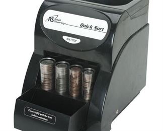 TWO Royal Sovereign 1-Row Coin Sorter (QS-1AC)