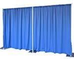 Pipe and Drape Backdrop 8ft x 20ft (No Drapes (Framework Only))