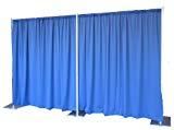 Pipe and Drape Backdrop 8ft x 20ft (No Drapes (Framework Only))