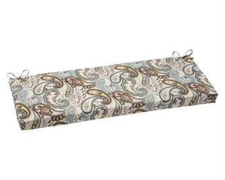 Outdoor Tamara Paisley Quartz Bench Cushion