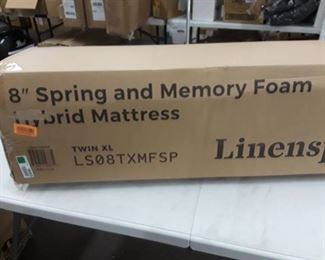 Linenspa Spring and Memory Foam Hybrid Mattress Twin Xl