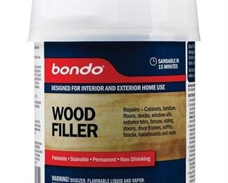 6 cans of 3M Bondo Home Solutions Wood Filler