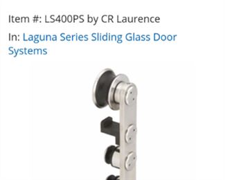 Top Roller Assembly For Glass Door LS400PS