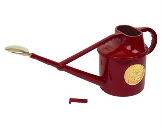 Haws V106 Deluxe Plastic Watering Can, 1.8-Gallon/7-Liter, Red