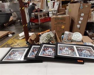 4 Patriots 2015 Super Bowl Framed photos