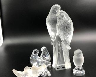 Lalique, baccarat and Shreve 
