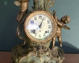 Antique Ansonia Cherub Clock