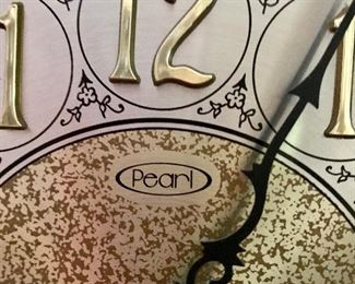 Pearl Grandfather Clock Detail
