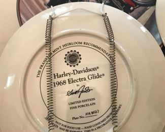 Harley Davidson collection plates