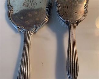 International sterling silver 2-piece vanity set