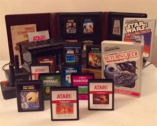 Atari System with Many Games including Star Wars