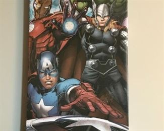 Marvel,  Avengers Blast Vintage, canvas print