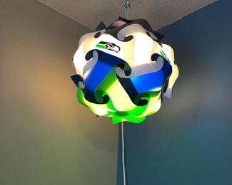 Seahawks, puzzle design ceiling light