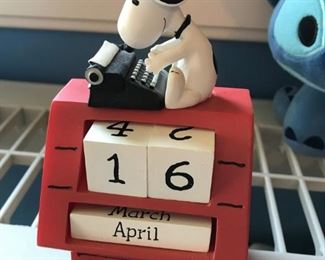 Snoopy calendar