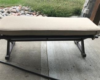 Set of 4 patio benches 