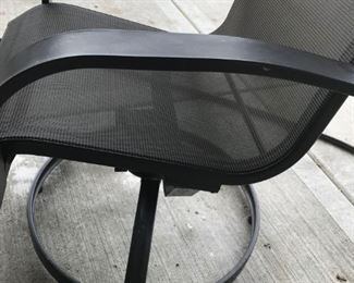Round Patio table with 3 chairs