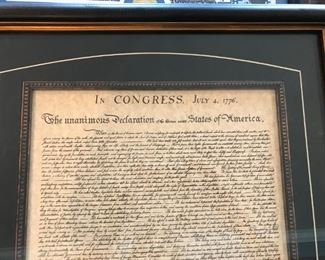 "Declaration of United States of America"