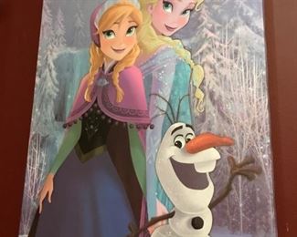 "Frozen" canvas art