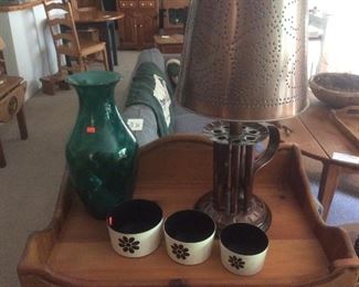 Candle mold lamp. Reproduction