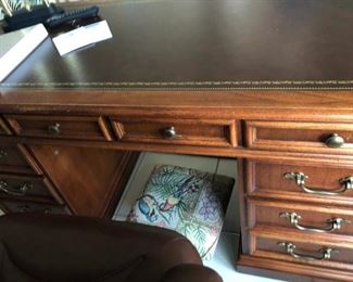 Office desk, solid wood in great condition.  $95