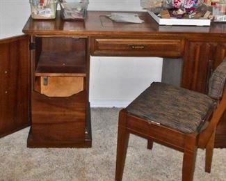 Sewing Cabinet & Chair