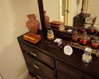Decorative Vase with other Trinkets.