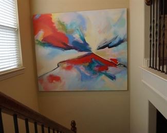 Modern Art. Living Room Decoration.