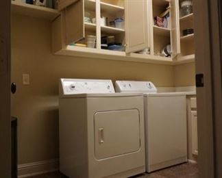 Washer and Dryer.