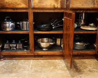Metal Kitchen Appliances.
