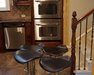 Metal Kitchen Stools.