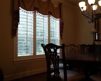 Dinning Room Drapes.