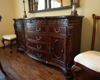 Large Decorative Wooden Cabinet.