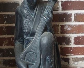 Outdoor Metal Asian Statue.