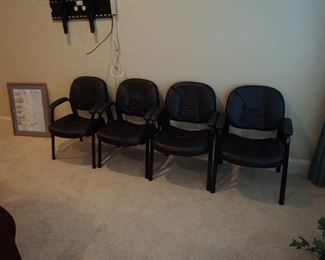 Leather chairs
