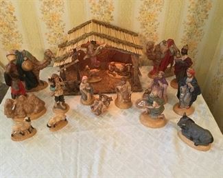 Handpainted Nativity