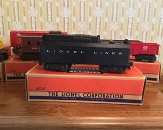 Lionel Train Set with original boxes & Tracks