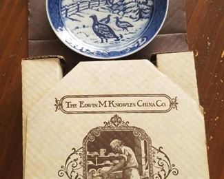 Knowles Collectible plate