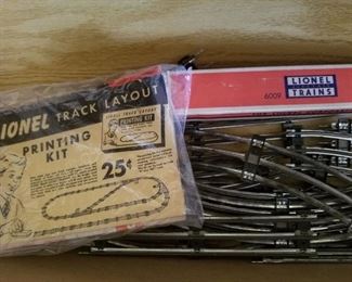 Vintage Lionel train tracks
