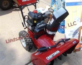 3 Craftsman Snow Blower 27 8.0 hp elec start