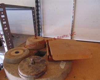 21 Stone grind wheels